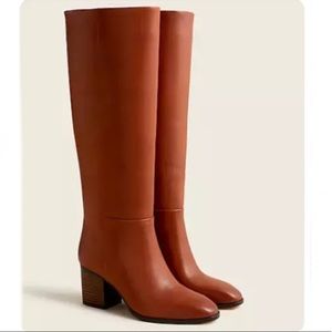 J Crew Sadie knee-high boots in leather size 5 1/2